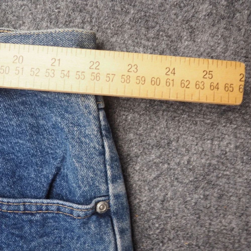 Wrangler Jeans Mens 44x32 Five Star Relaxed Fit Blue Denim 97601VR Western Work